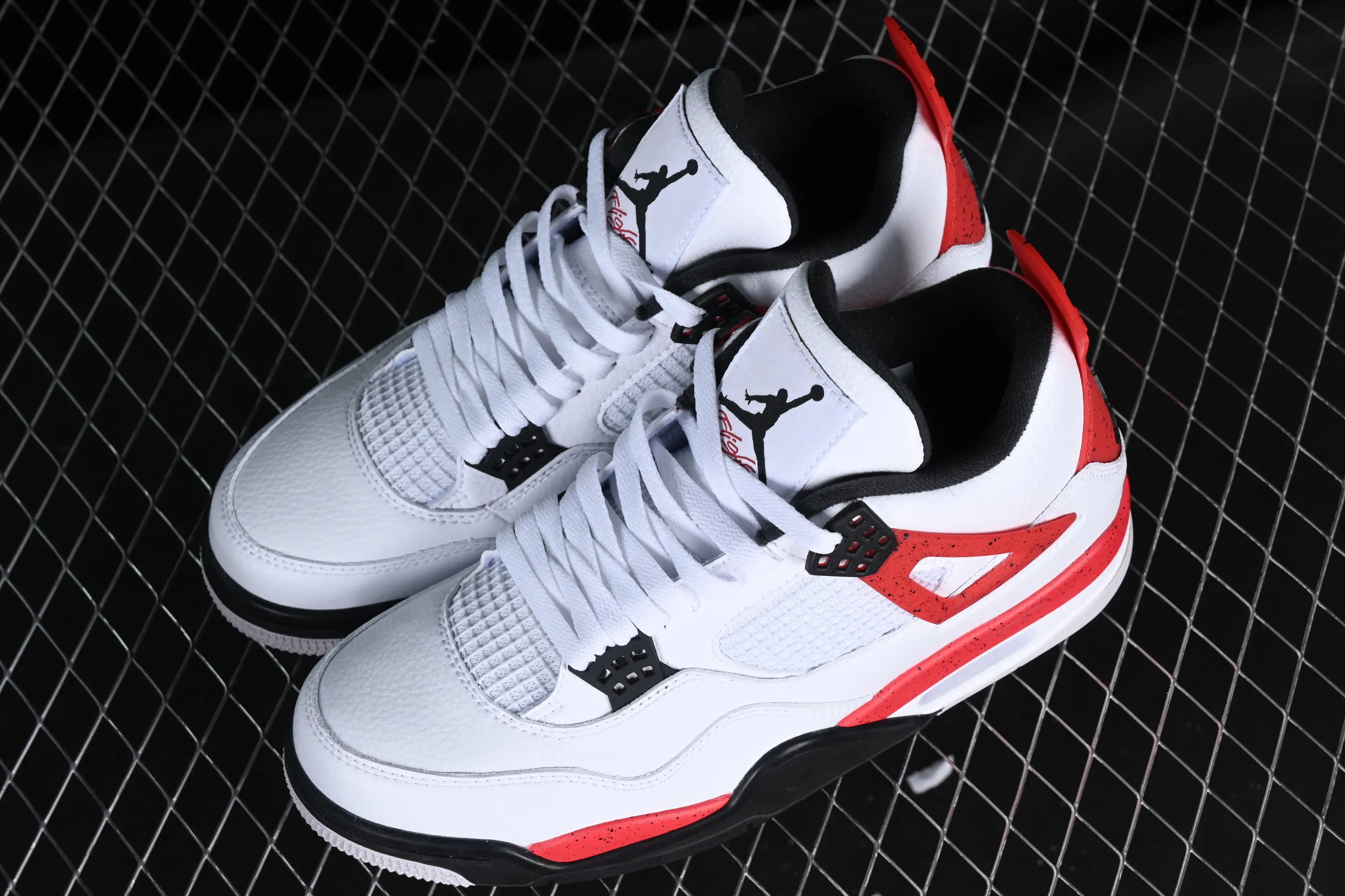 All categories Air Jordan Jordan series basketball shoes Air Jordan 4 Air Jordan 4 Red "Cement" AJ4 Joe 4 red cement reverse flame red DH6927-161
